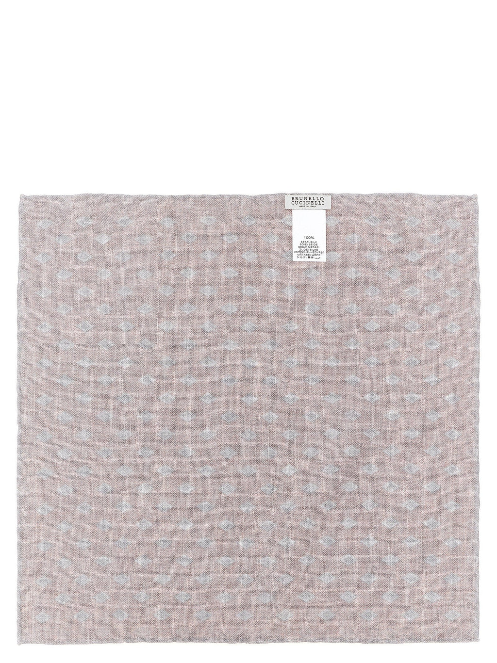 Brunello Cucinelli Multicolor Silk Pocket Square