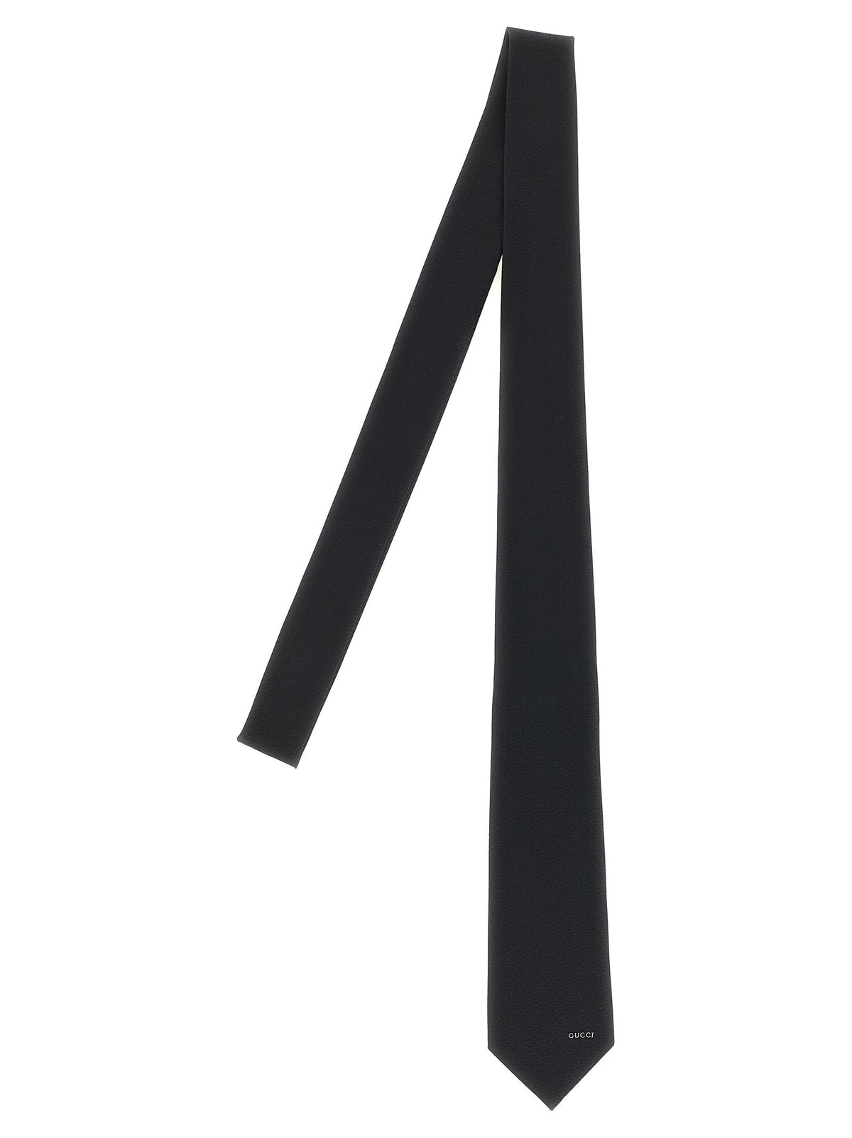Gucci Black Silk Tie