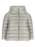 Herno Gray Polyamide Coat