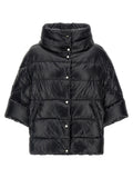 Herno Black Polyamide Coat