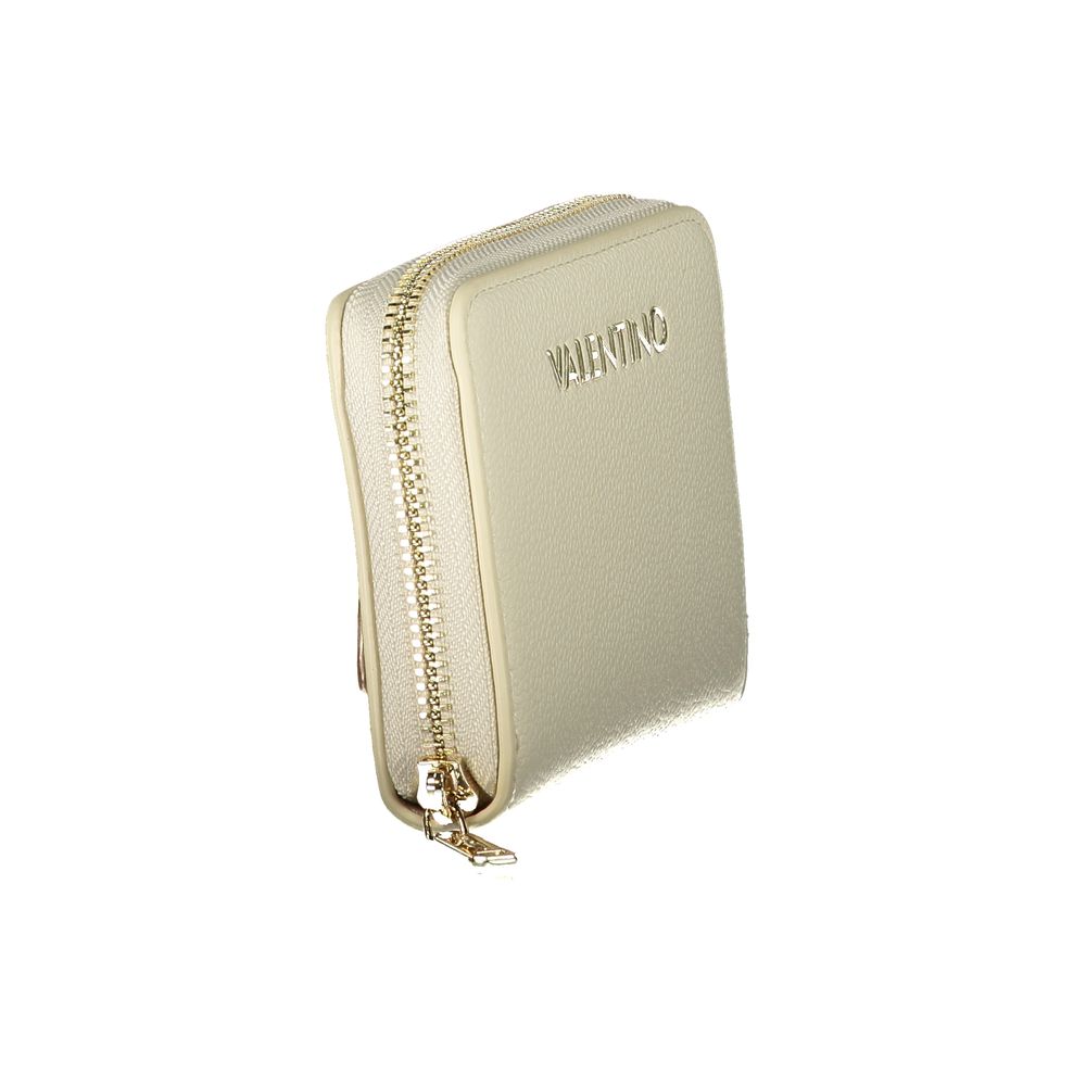 Mario Valentino Beige Polyurethane Women's Wallet