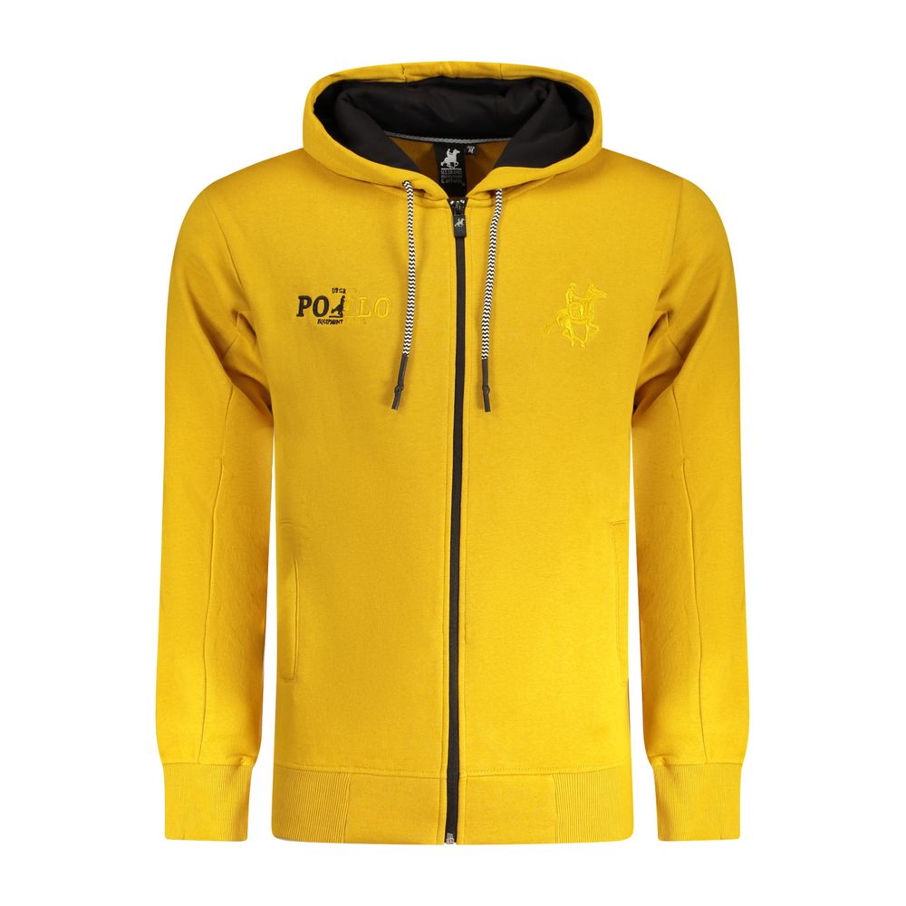 U.S. Grand Polo Yellow Cotton Men's Sweatshirt