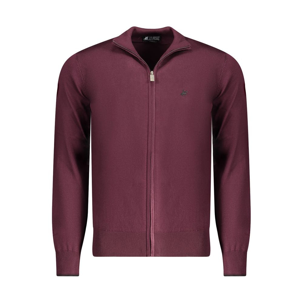 U.S. Grand Polo Rosso Viscose Men's Cardigan