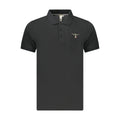 Accademia Militare Black Cotton Men's Polo Shirt
