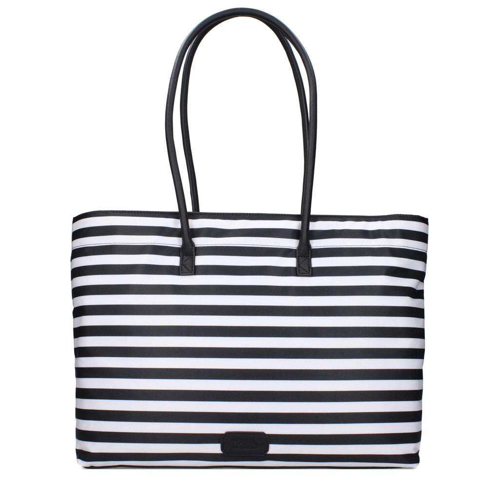 Karl Lagerfeld Black Fabric Shoulder Bag