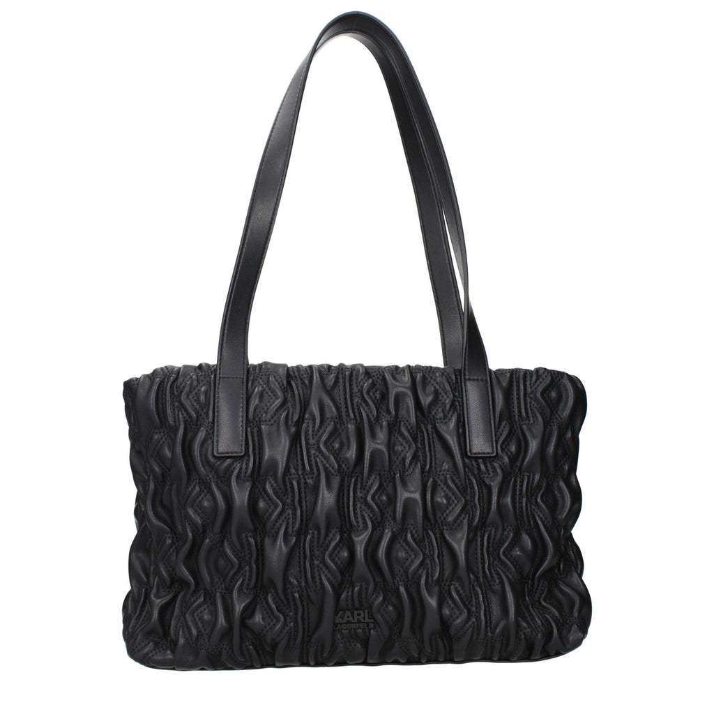 Karl Lagerfeld Black Polyester Shoulder Bag