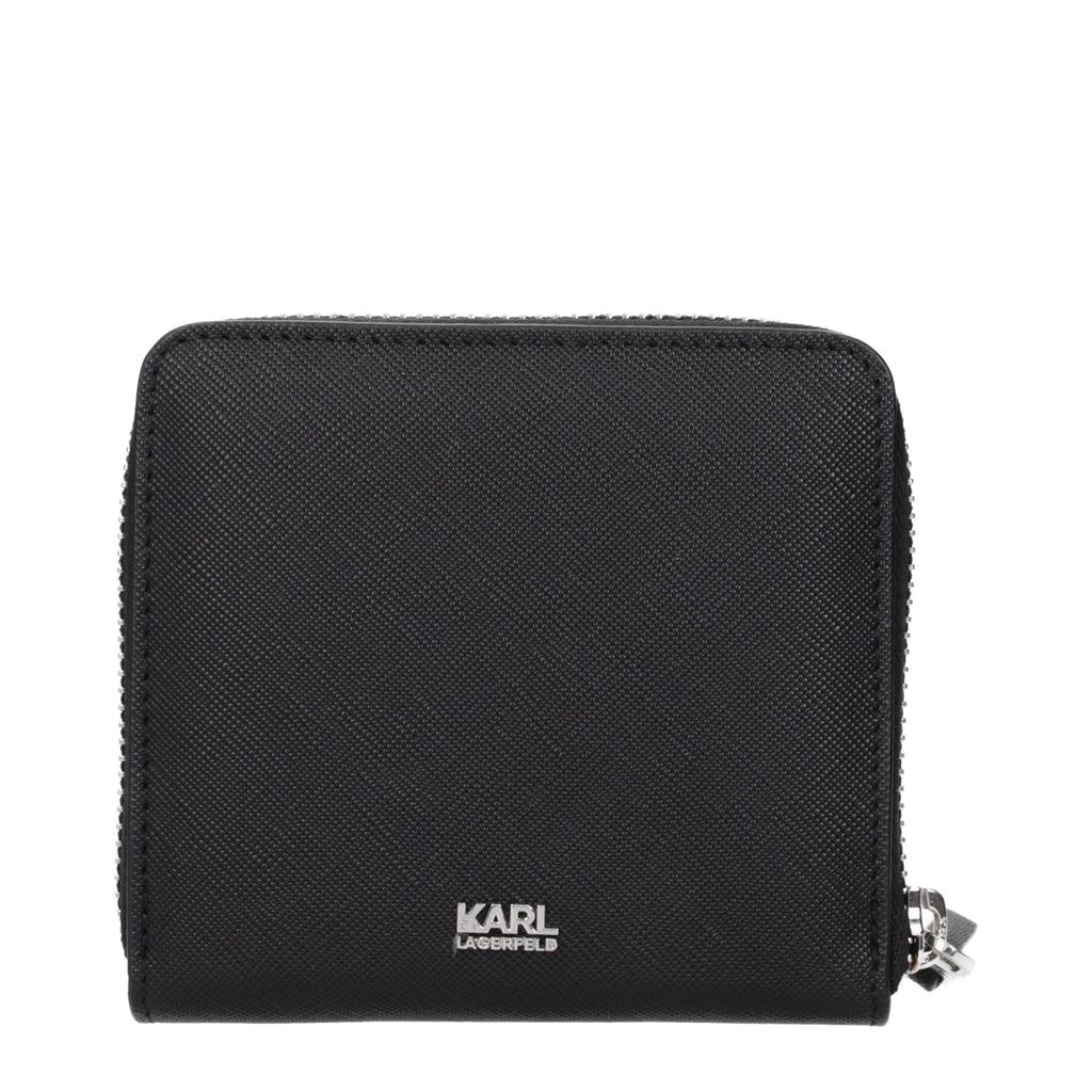 Karl Lagerfeld Black Polyethylene Wallet