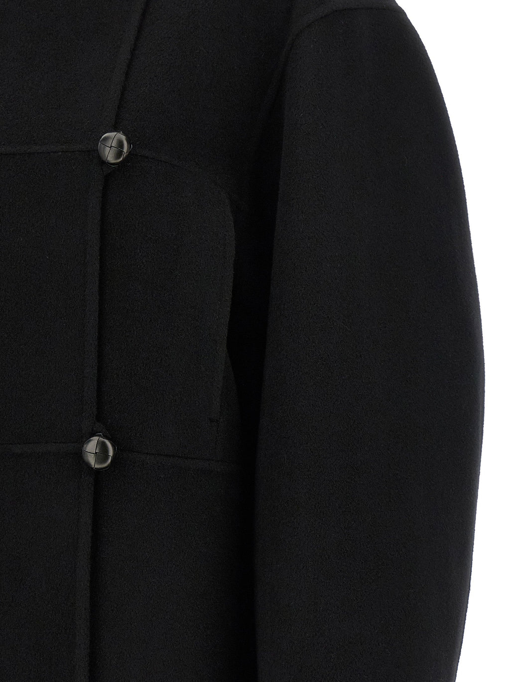 Rohe Black Wool Coat