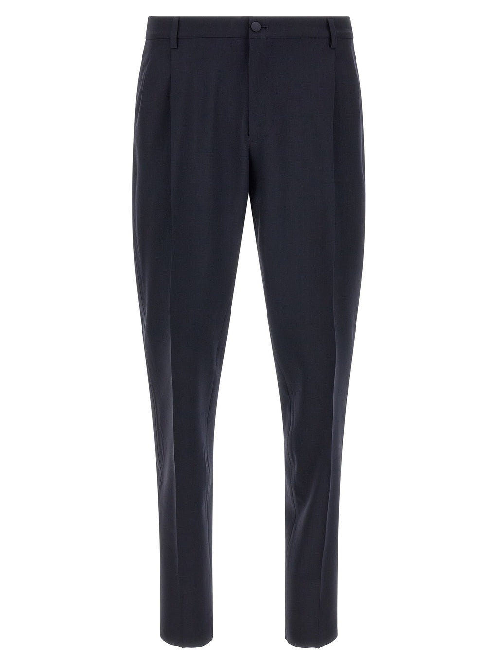 Dolce & Gabbana Blue Virgin Wool Two-Piece Suit