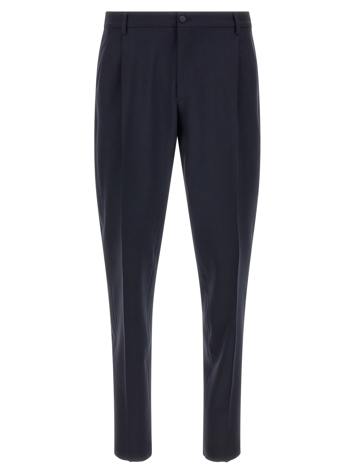 Dolce & Gabbana Blue Virgin Wool Two-Piece Suit