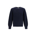 Piacenza Cashmere Blue Wool Oves Aries Sweatshirt