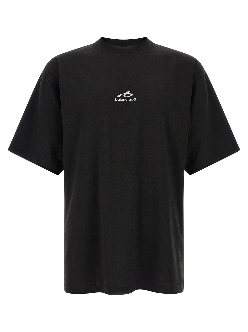 Balenciaga Black Cotton T-Shirt