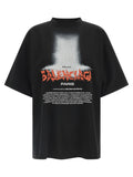 Balenciaga Black Cotton T-Shirt