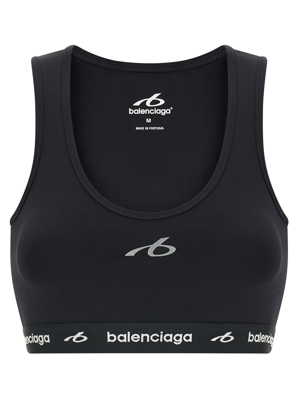 Balenciaga Black Polyamide Sport Bra