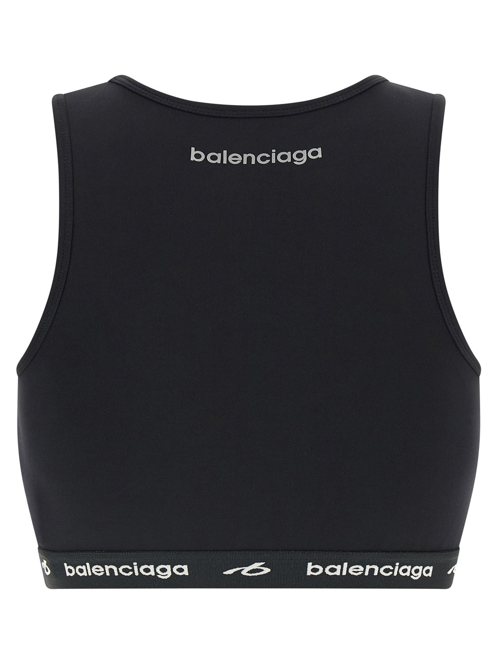 Balenciaga Black Polyamide Sport Bra