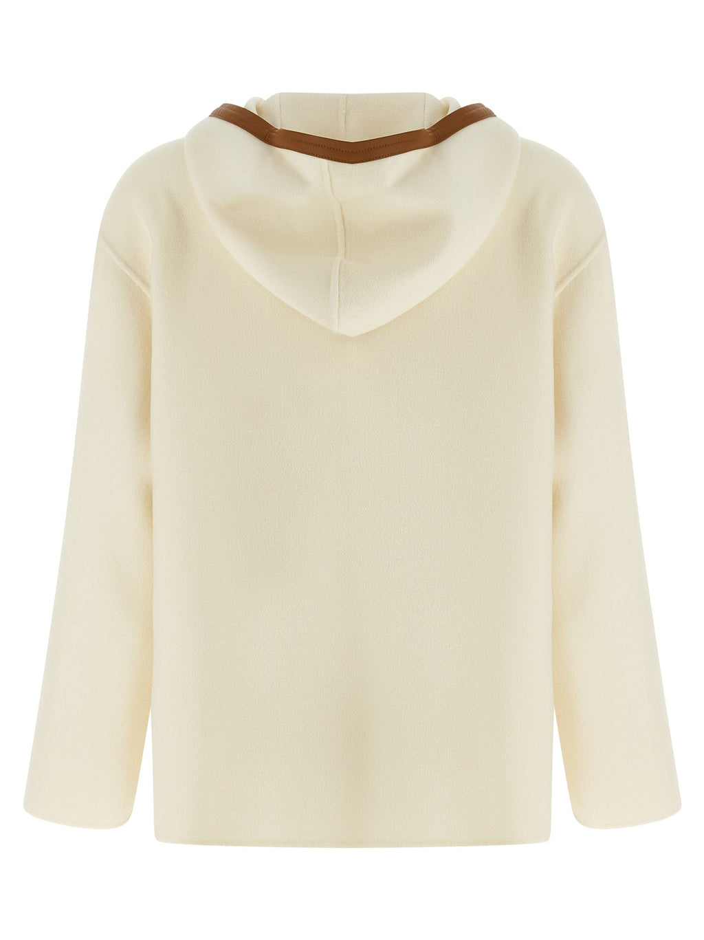 Max Mara White Virgin Wool Coat