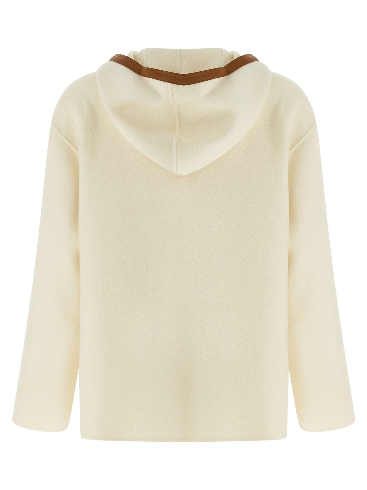 Max Mara White Virgin Wool Coat