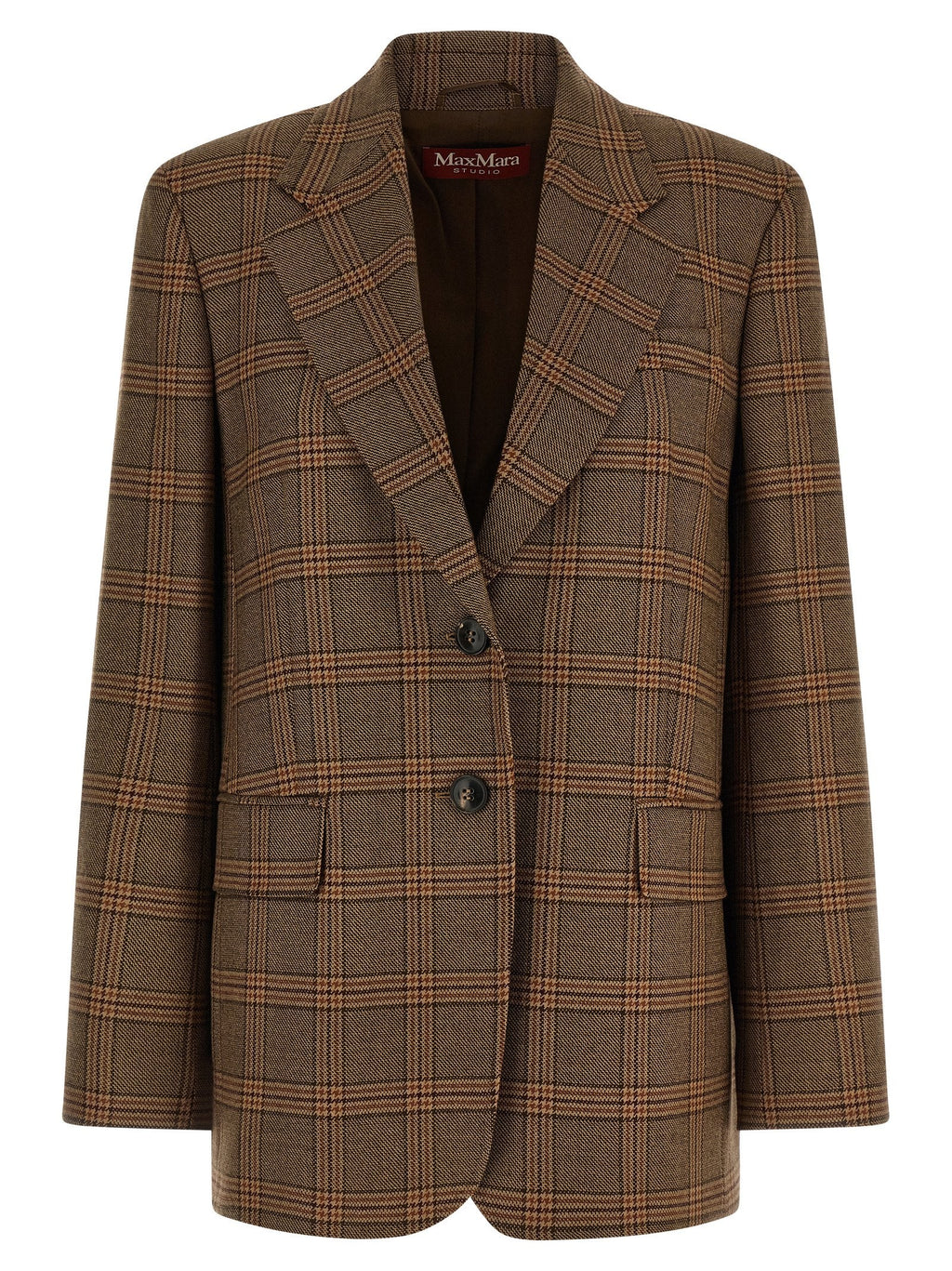 Max Mara Brown Wool Blazer