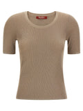 Max Mara Beige Polyamide T-Shirt