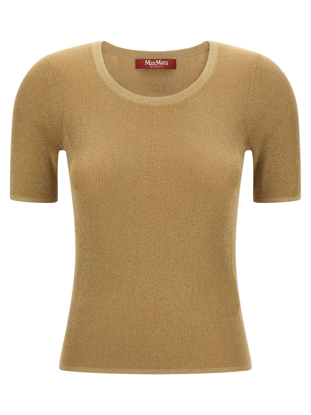 Max Mara Gold Polyamide T-Shirt