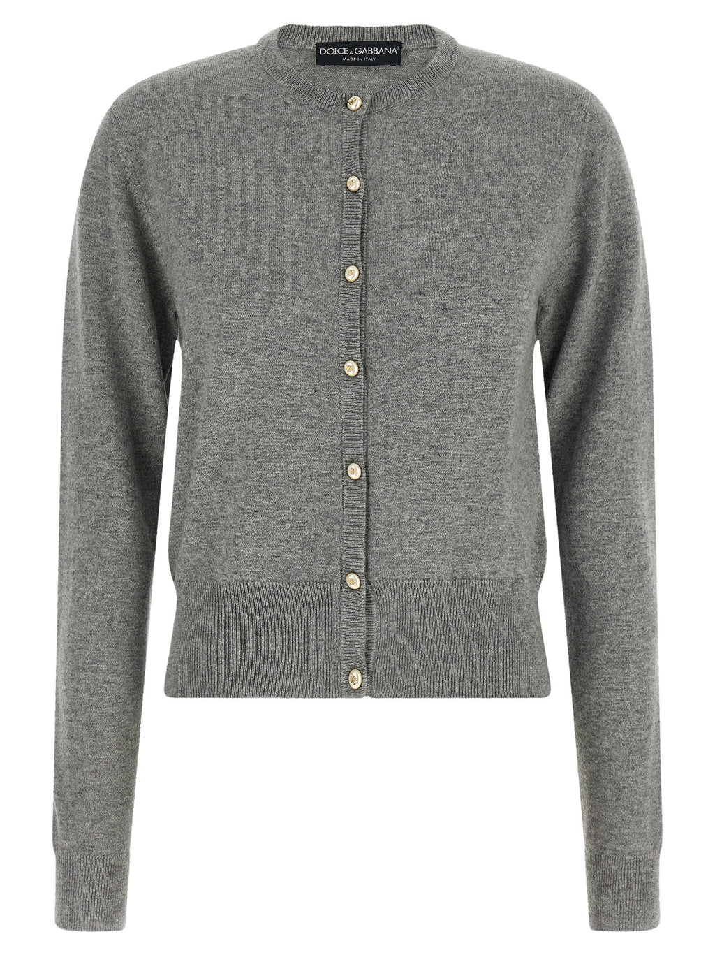 Dolce & Gabbana Gray Cashmere Cardigan