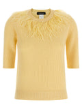 Fabiana Filippi Bicolor Virgin Wool Cardigan