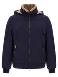 Brunello Cucinelli Blue Polyamide Full-Length Jacket