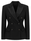 Brunello Cucinelli Black Virgin Wool Blazer