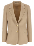 Tagliatore Beige Cashmere Blazer