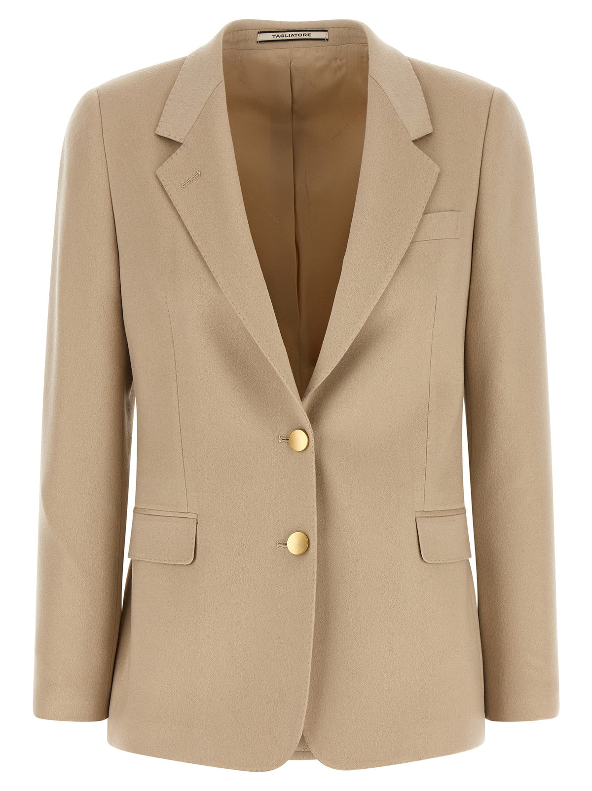 Tagliatore Beige Cashmere Blazer