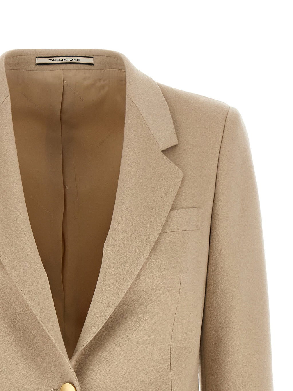 Tagliatore Beige Cashmere Blazer