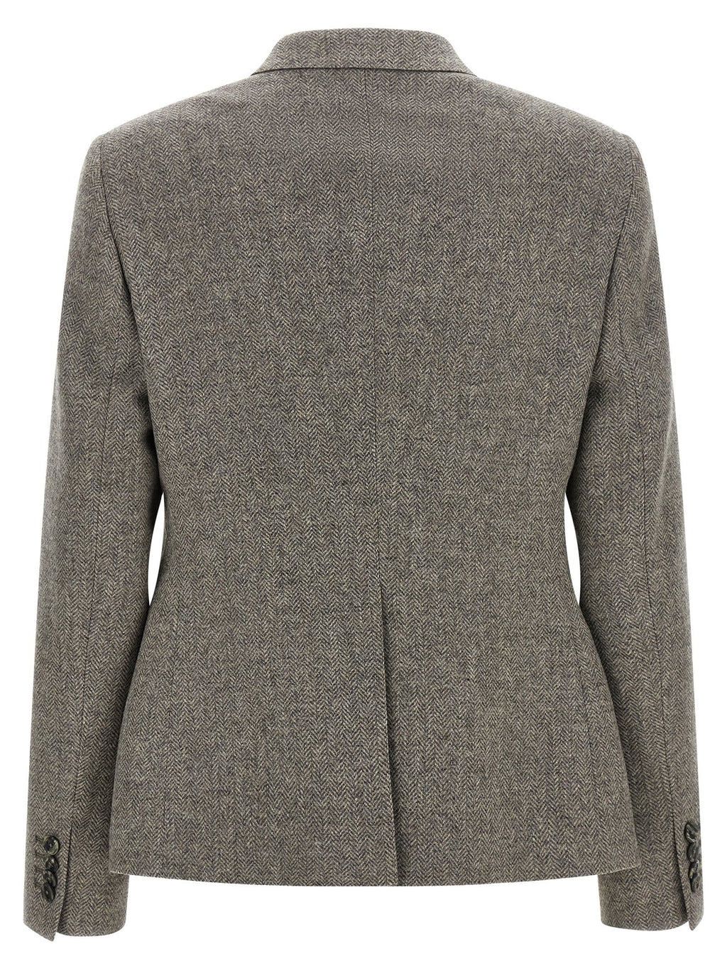 Tagliatore Gray Virgin Wool Blazer