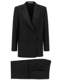 Tagliatore Black Virgin Wool Blazer