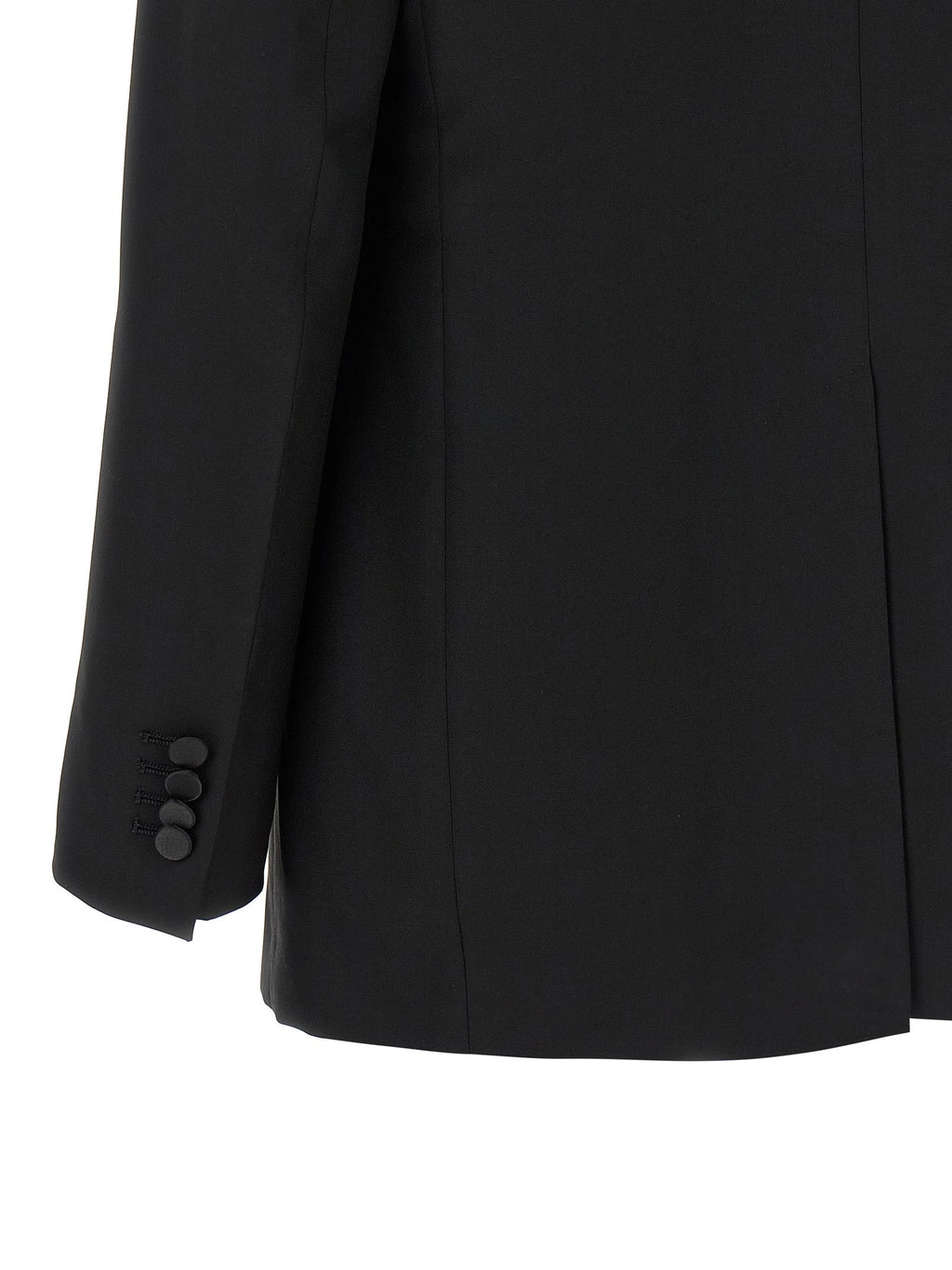 Tagliatore Black Virgin Wool Blazer