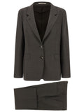 Tagliatore Gray Virgin Wool Two-Piece Suit
