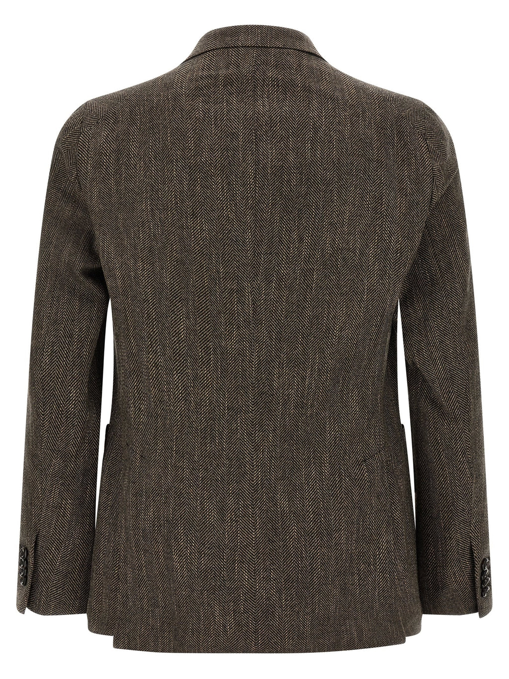 Tagliatore Brown Virgin Wool Blazer