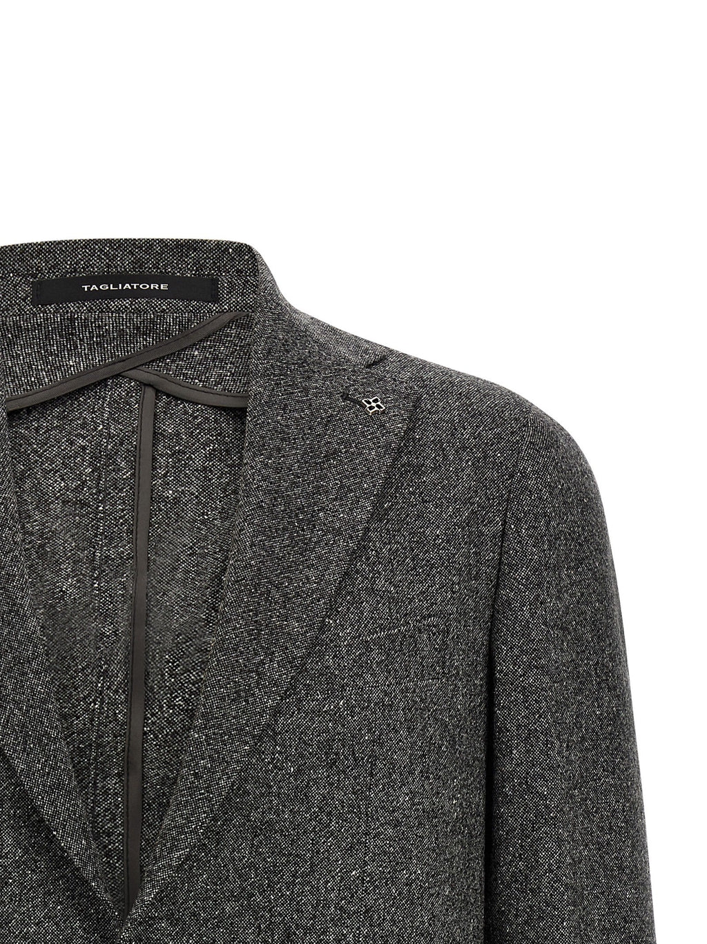 Tagliatore Gray Virgin Wool Blazer