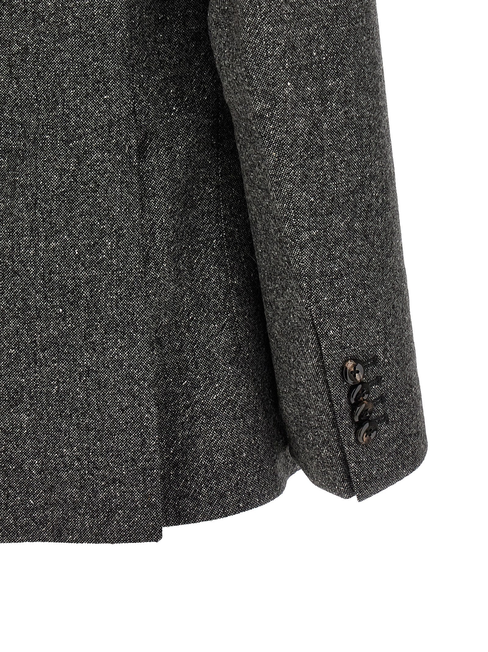 Tagliatore Gray Virgin Wool Blazer