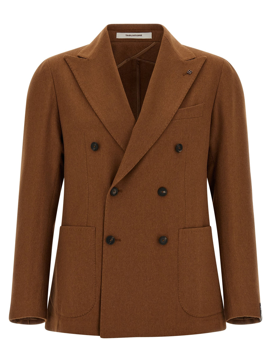 Tagliatore Brown Camel Hair  Blazer