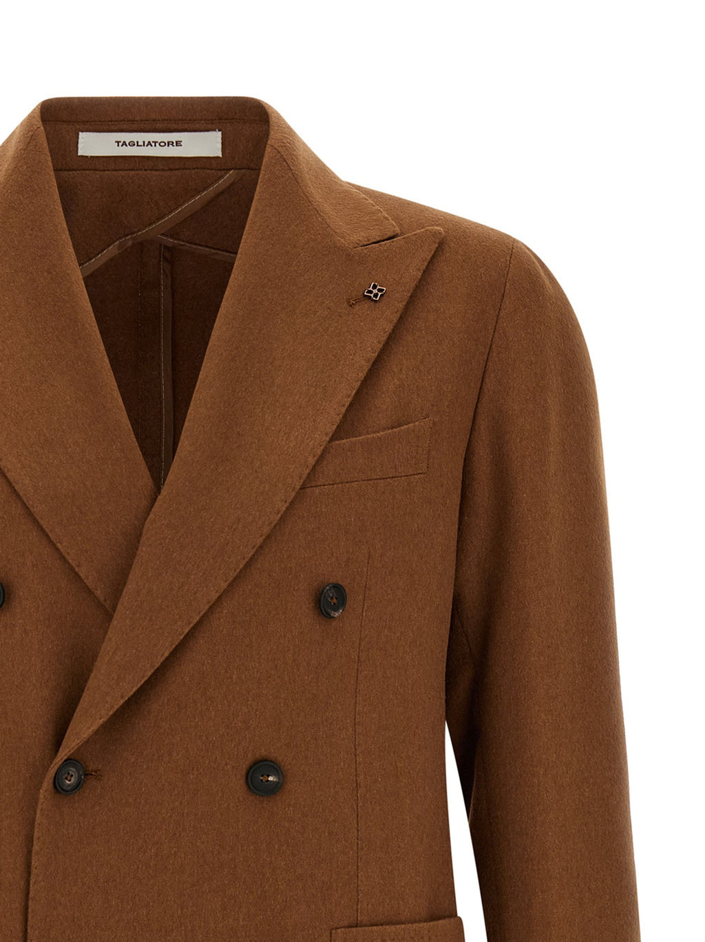 Tagliatore Brown Camel Hair  Blazer