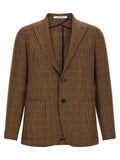 Tagliatore Brown Virgin Wool Blazer