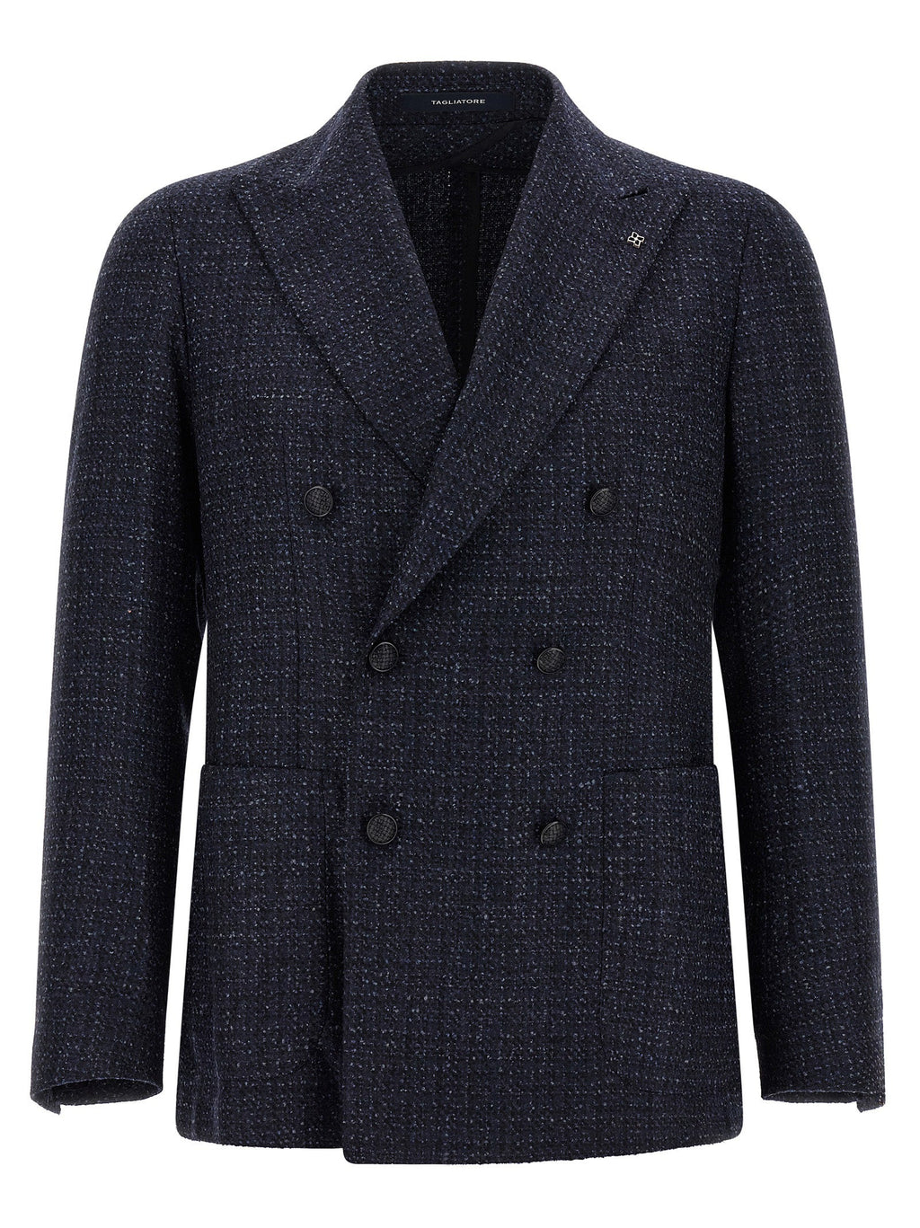 Tagliatore Blue Virgin Wool Blazer