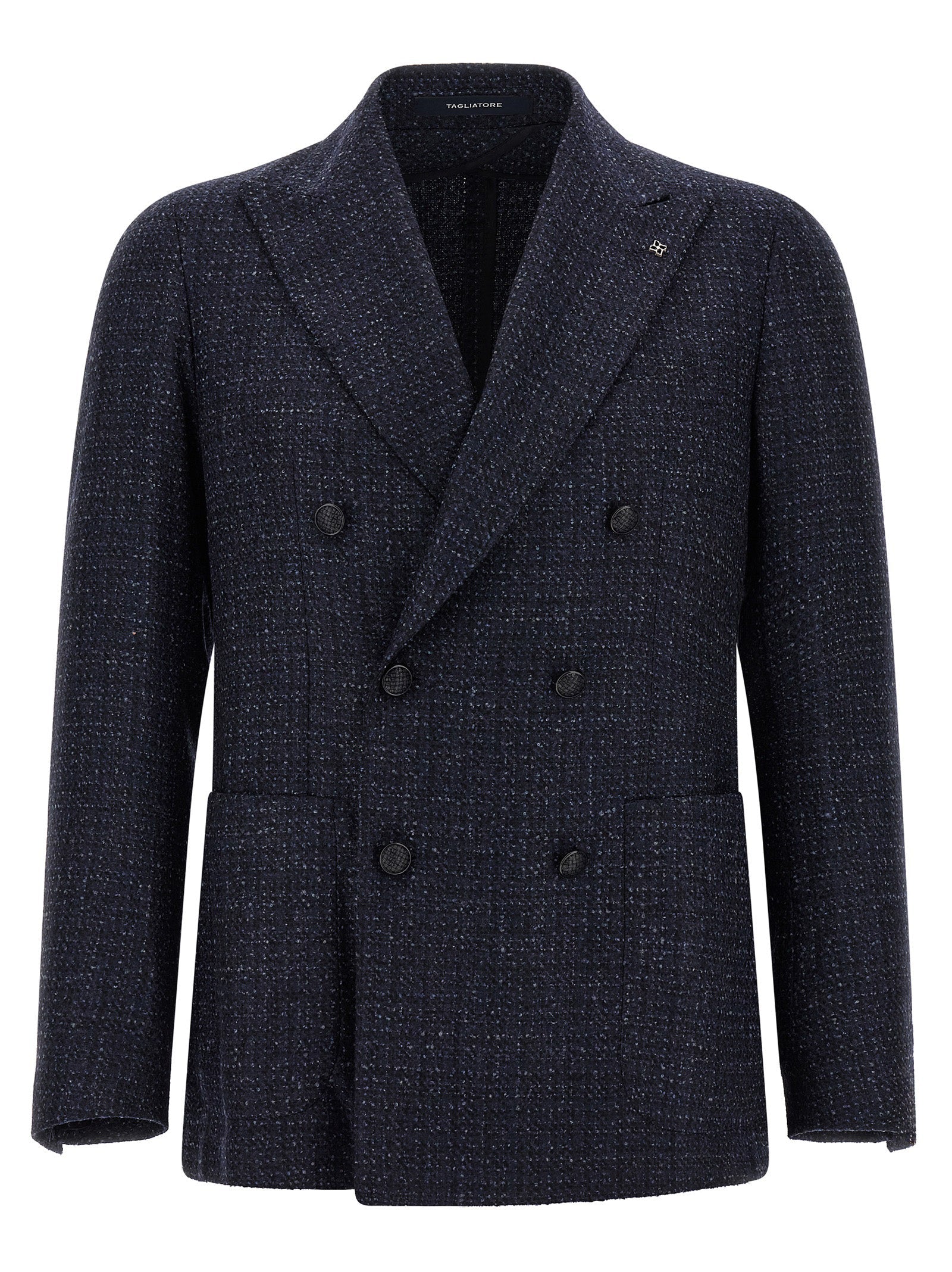 Tagliatore Blue Virgin Wool Blazer