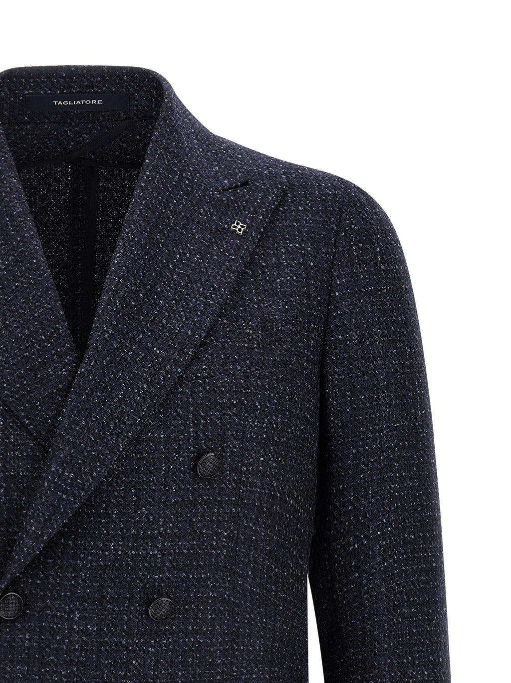 Tagliatore Blue Virgin Wool Blazer