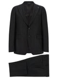 Tagliatore Gray Virgin Wool Two-Piece Suit