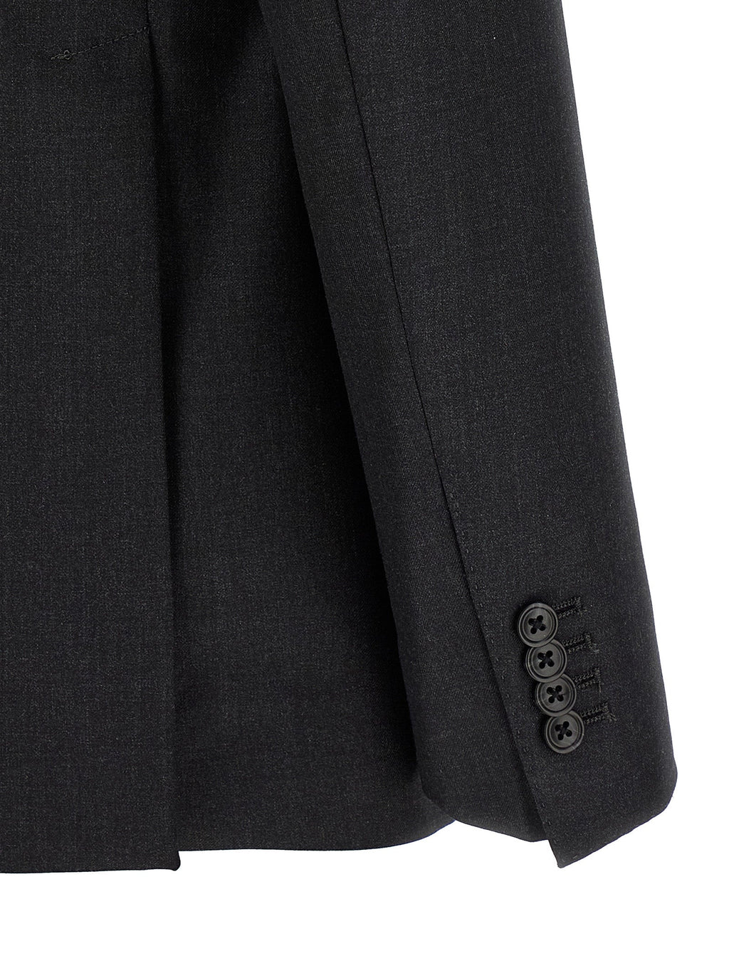 Tagliatore Gray Virgin Wool Two-Piece Suit