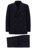Tagliatore Blue Virgin Wool Two-Piece Suit
