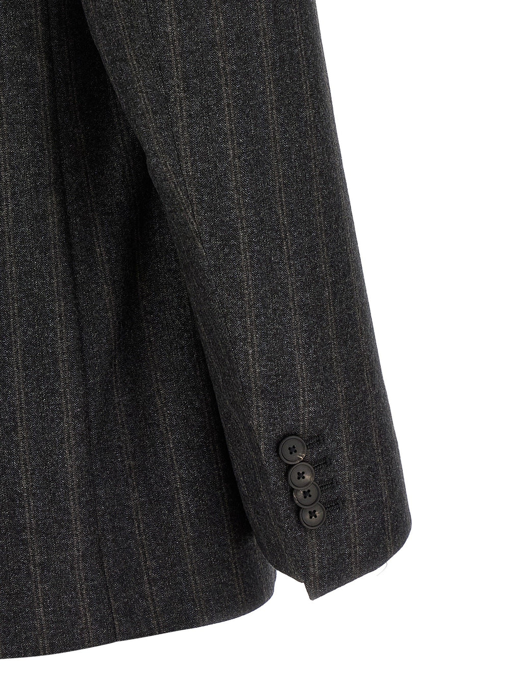 Tagliatore Gray Virgin Wool Two-Piece Suit