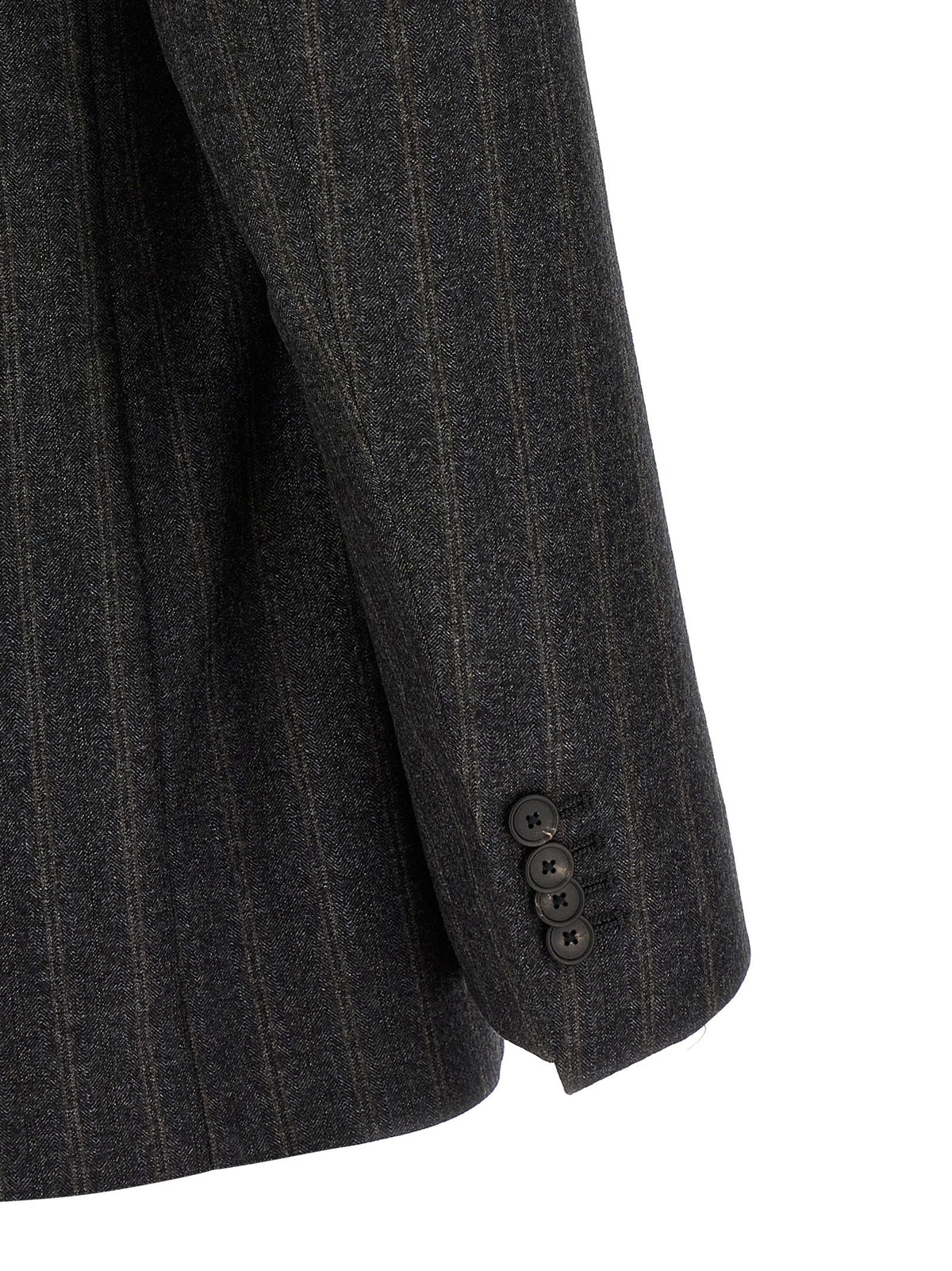 Tagliatore Gray Virgin Wool Two-Piece Suit