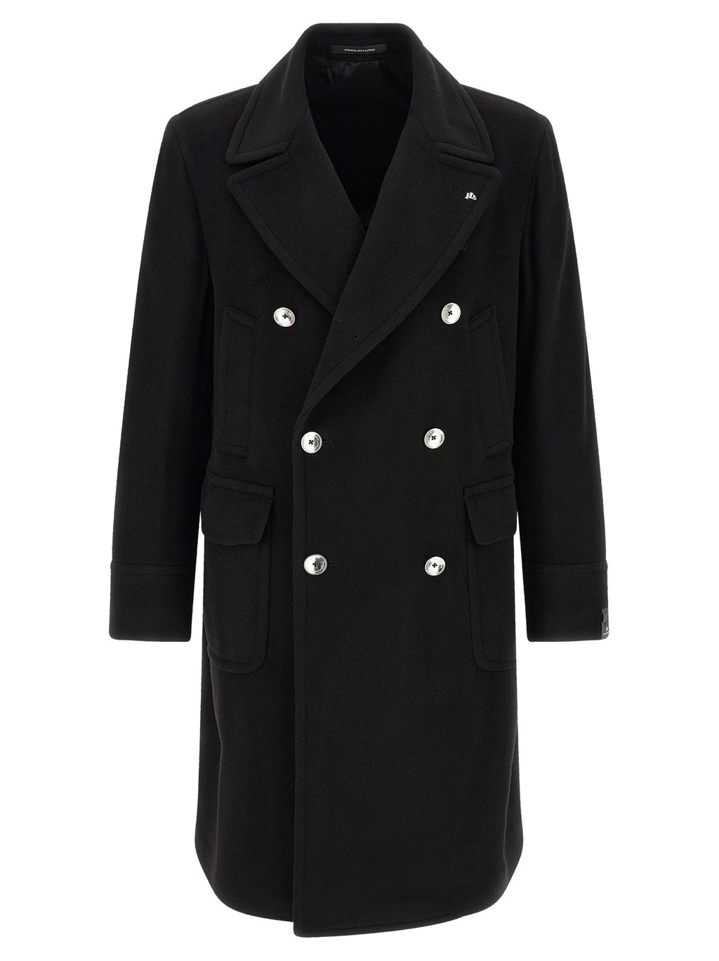 Tagliatore Black Cashmere Coat